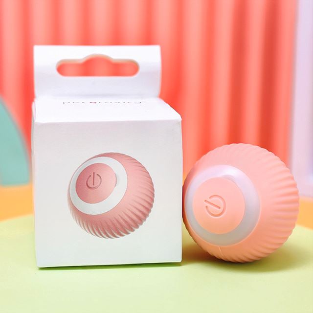 jouet-pour-chaton-balle-interactive-rose