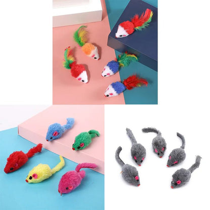 Jouet-pour-chat-souris-assortis